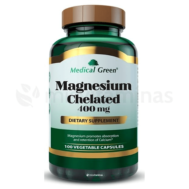 Magnesium Chelated 400mg Medicalgreen(100caps)