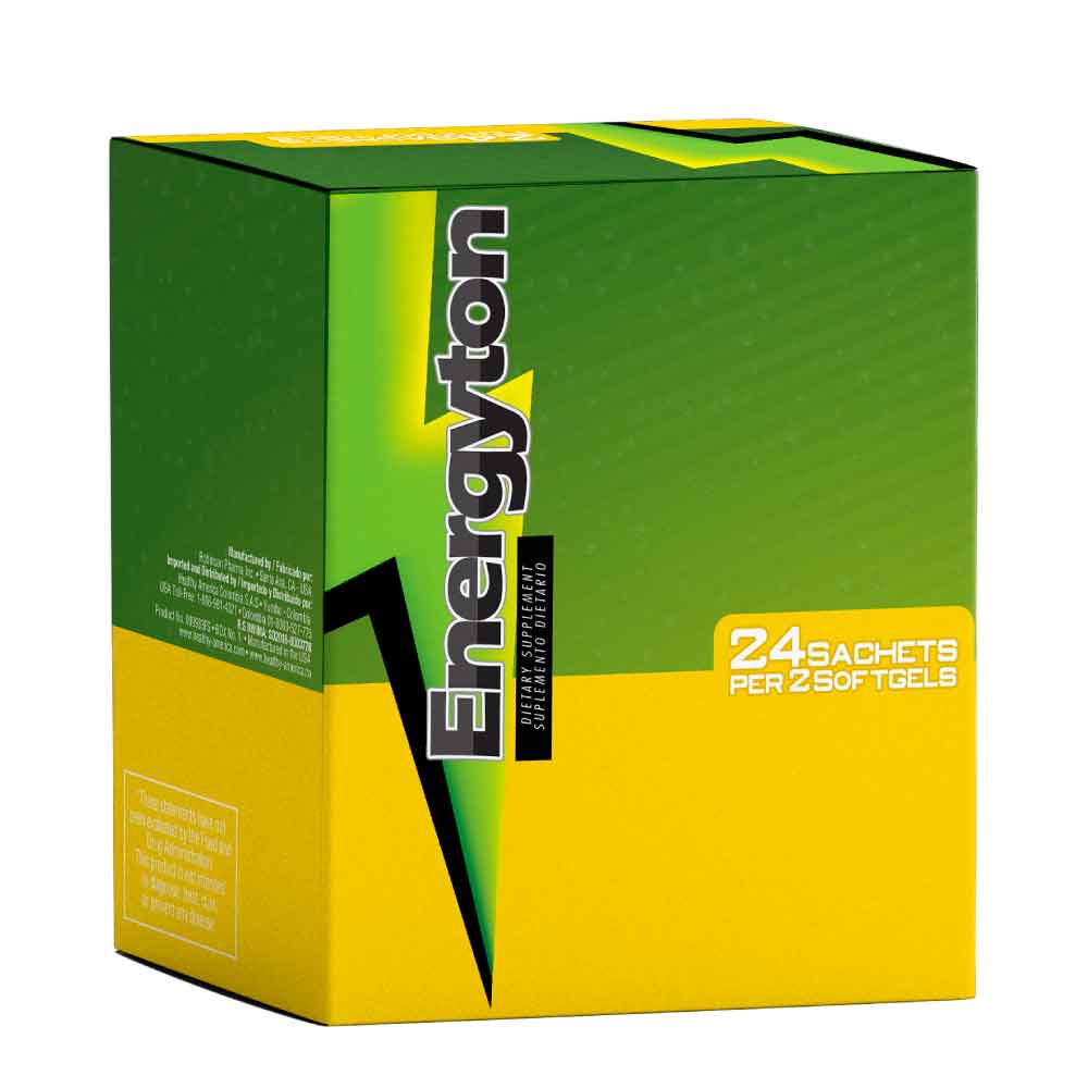 Energyton X24 Sachets x 2 Softgels Adaptogena cuerpo y mente-Healthy America-