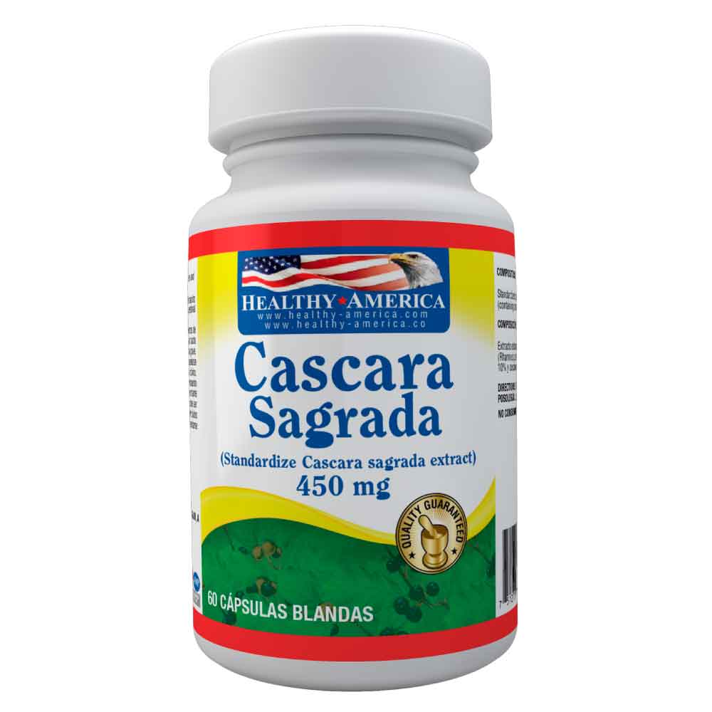 Cáscara Sagrada 450 mg x 60 Softgels-Healthy America-